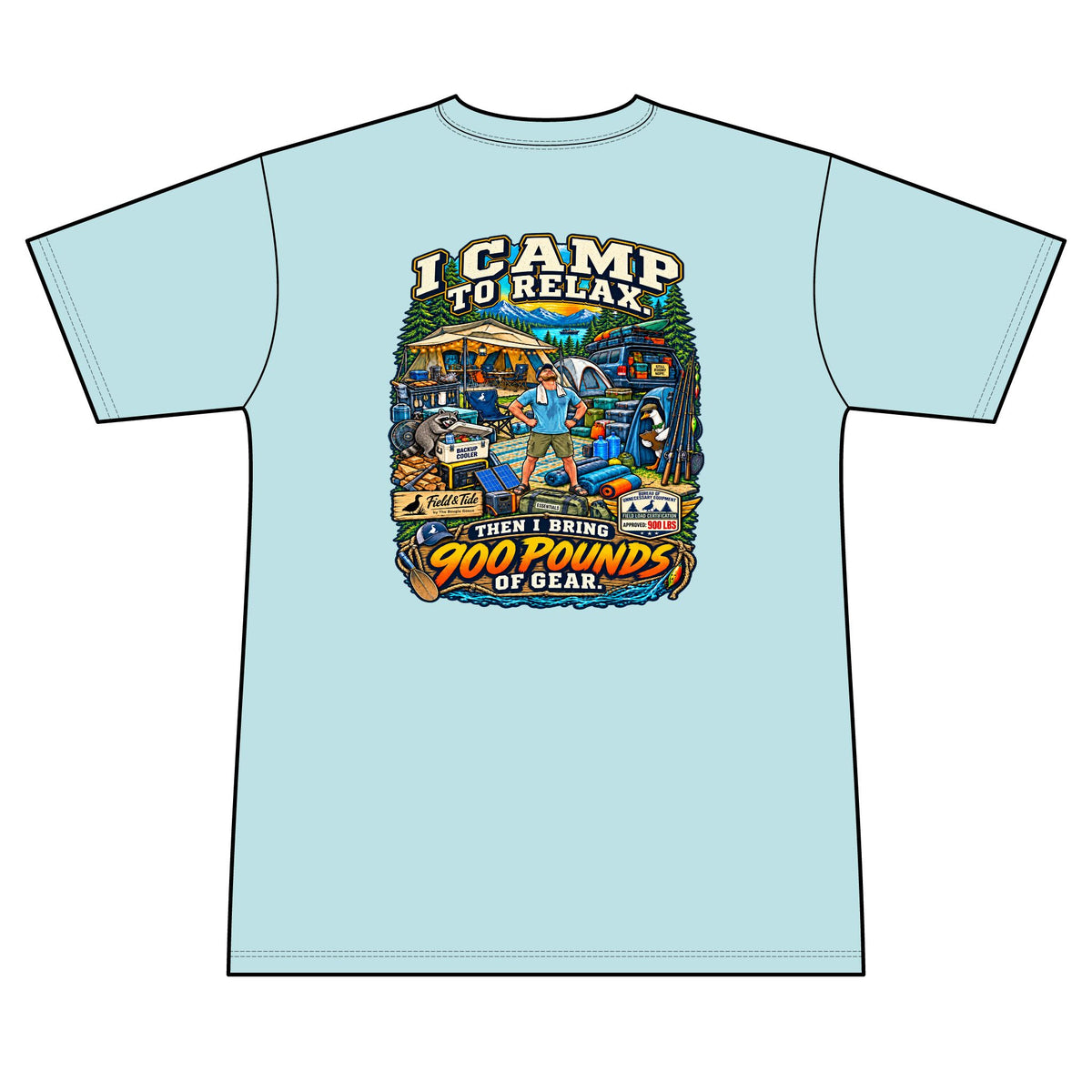 I Camp to Relax - Camping — Short Sleeve