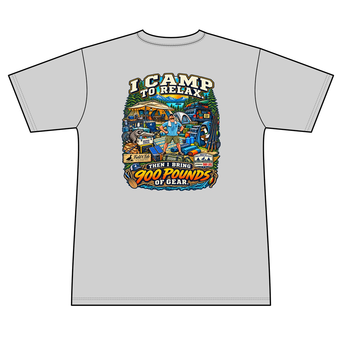 I Camp to Relax - Camping — Short Sleeve