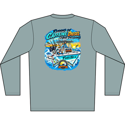 Running on Caffeine, Diesel & Bad Decisions - Offshore — Long Sleeve