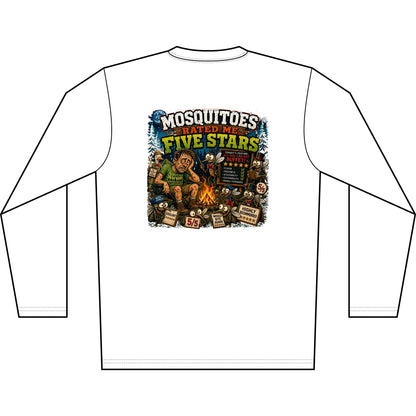 Mosquitoes Rated Me Five Stars - Camping — Long Sleeve