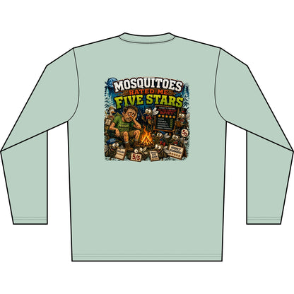Mosquitoes Rated Me Five Stars - Camping — Long Sleeve