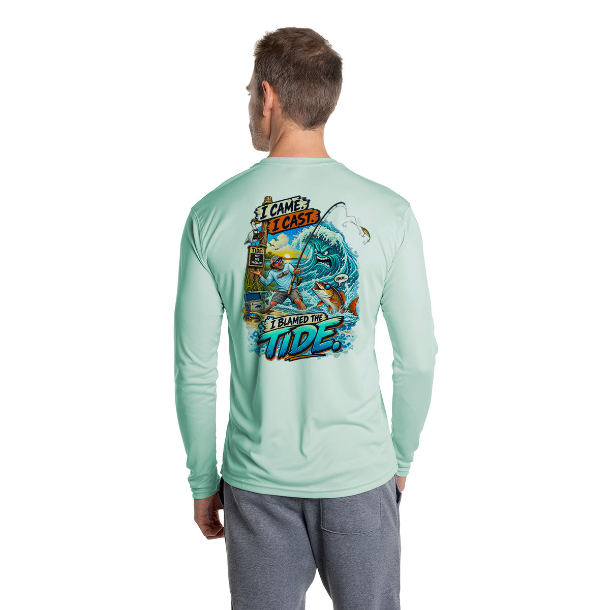 I Came, I Cast, I Blamed the Tide - Offshore — Long Sleeve