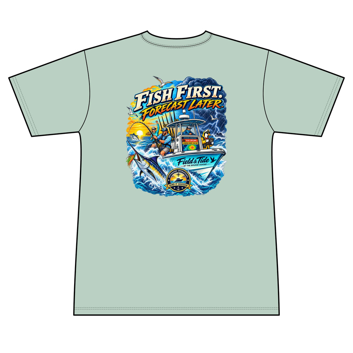 Fish First, Forecast Later - Offshore — Short Sleeve