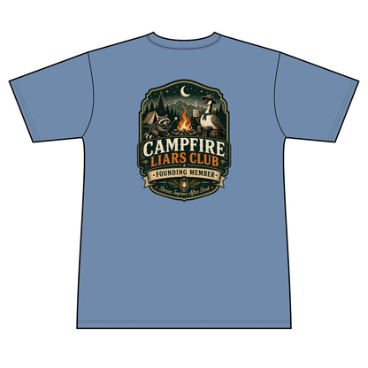Campfire Liars Club - Camping — Short Sleeve