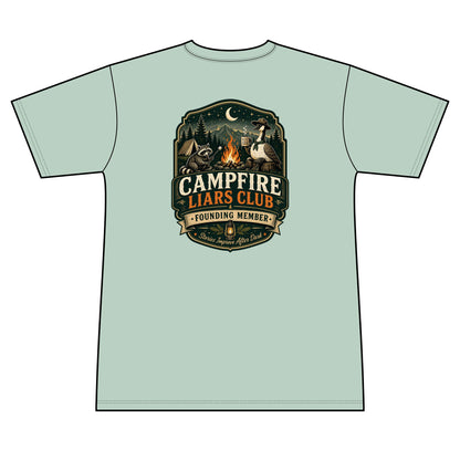 Campfire Liars Club - Camping — Short Sleeve
