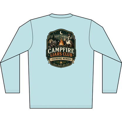 Campfire Liars Club - Camping — Long Sleeve