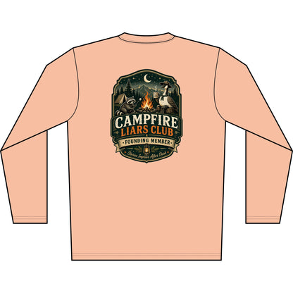 Campfire Liars Club - Camping — Long Sleeve