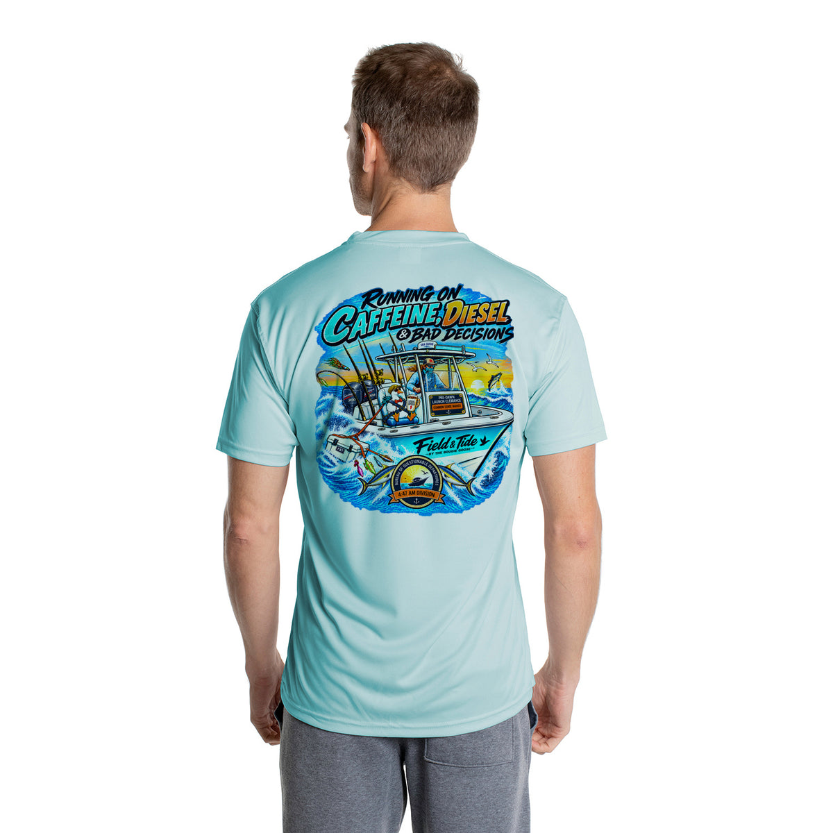 Running on Caffeine, Diesel & Bad Decisions - Offshore — Short Sleeve