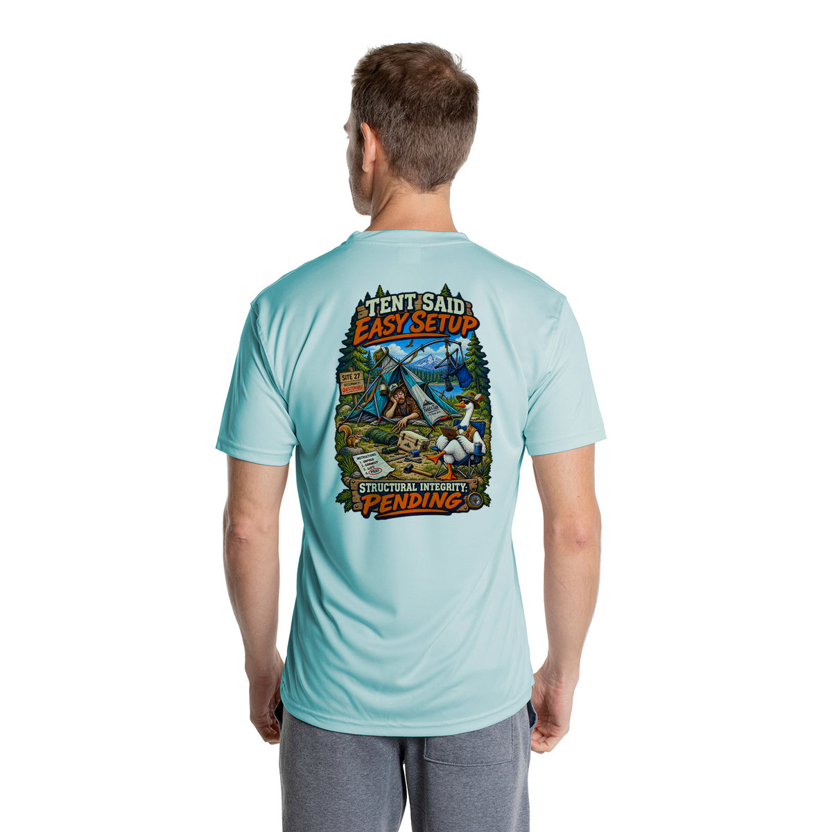 Tent Said Easy Setup - Camping — Short Sleeve
