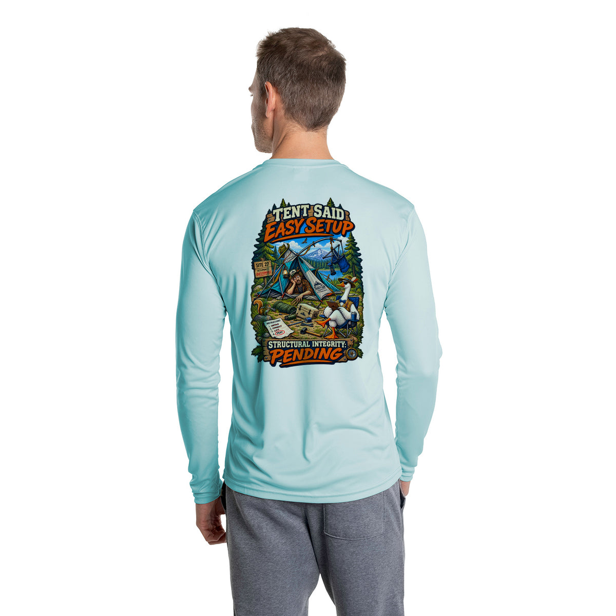 Tent Said Easy Setup - Camping — Long Sleeve