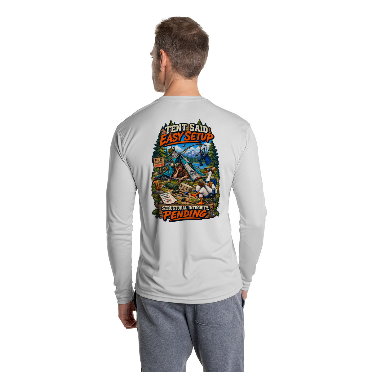 Tent Said Easy Setup - Camping — Long Sleeve